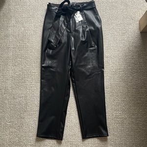 Express faux leather pants